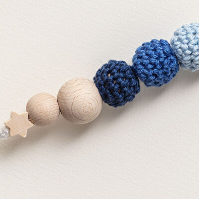 schnullerhalter sternchen blau nonikids