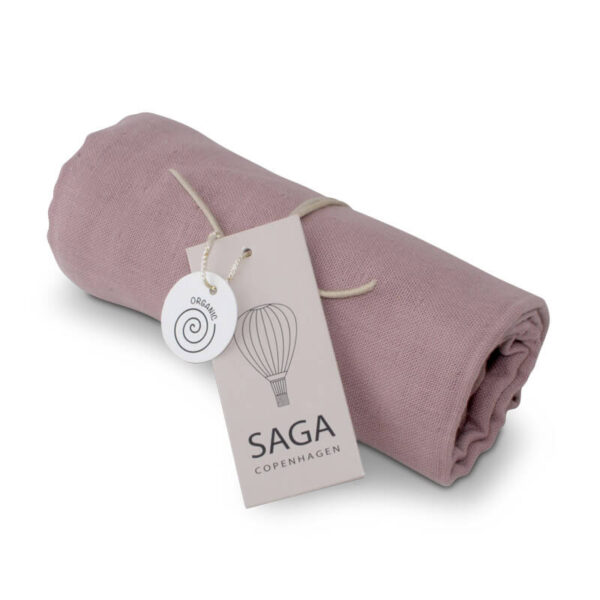 Saga copenhagen musselin windeltuch pucktuch woodrose