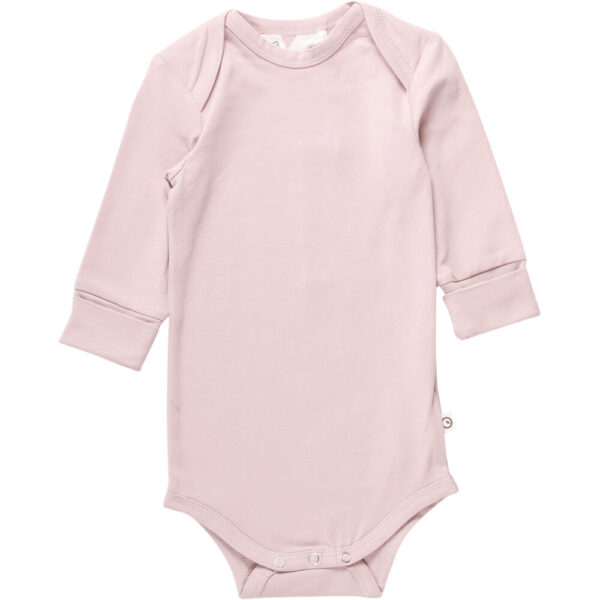 baby body langarm müsli bio baumwolle rosa