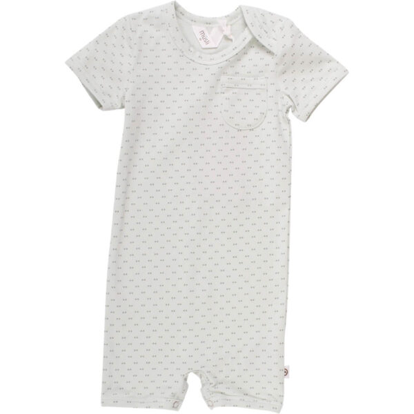 baby romper mint dots bio baumwolle müsli