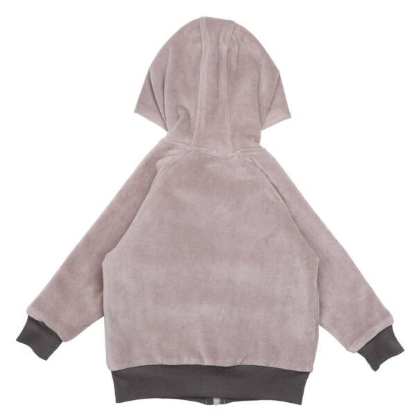 babyjacke nicki unisex grau nonikids