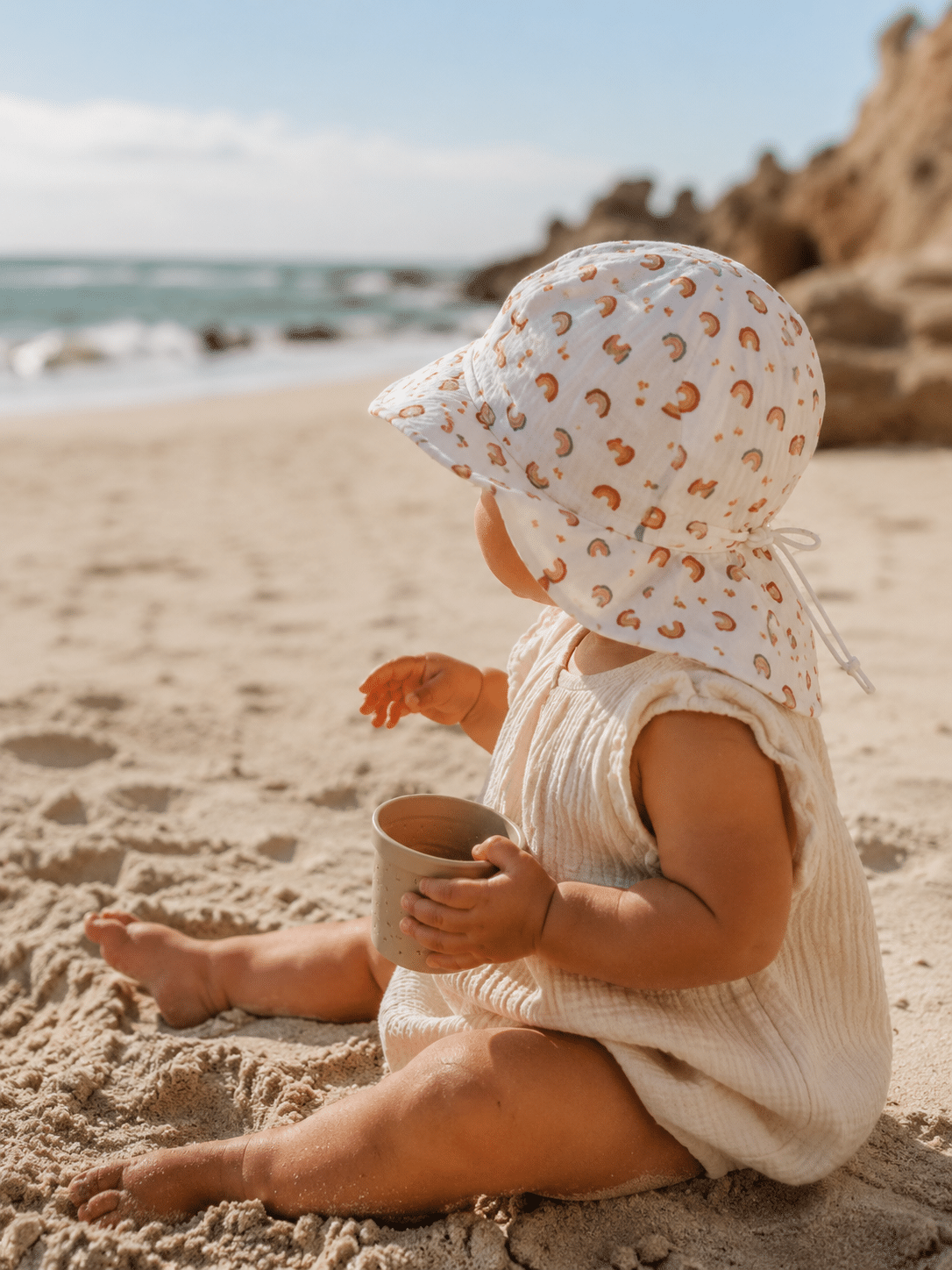 Bio Musselin Sonnenhut | NoniKids Berlin